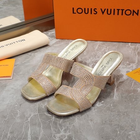 Louis Vuitton Italian genuine leather outsole slippers