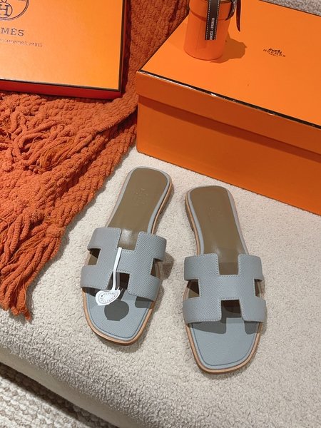 Hermes H slippers Oran sandals series