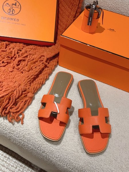 Hermes H slippers Oran sandals series