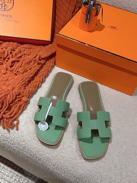 Hermes H slippers Oran sandals series