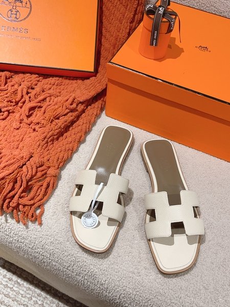 Hermes H slippers Oran sandals series