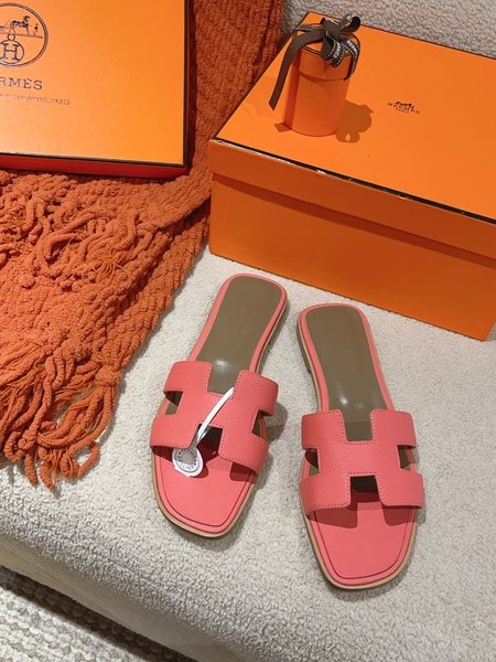 Hermes H slippers Oran sandals series
