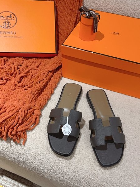 Hermes H slippers Oran sandals series