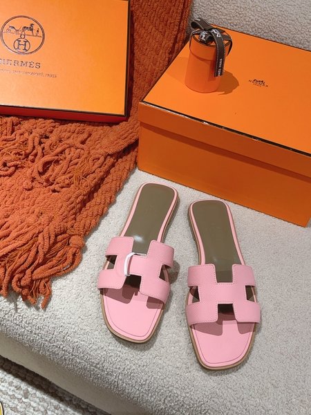 Hermes H slippers Oran sandals series