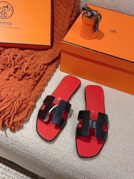 Hermes H slippers Oran sandals series