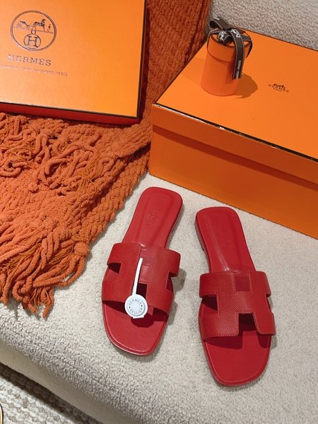 Hermes H slippers Oran sandals series