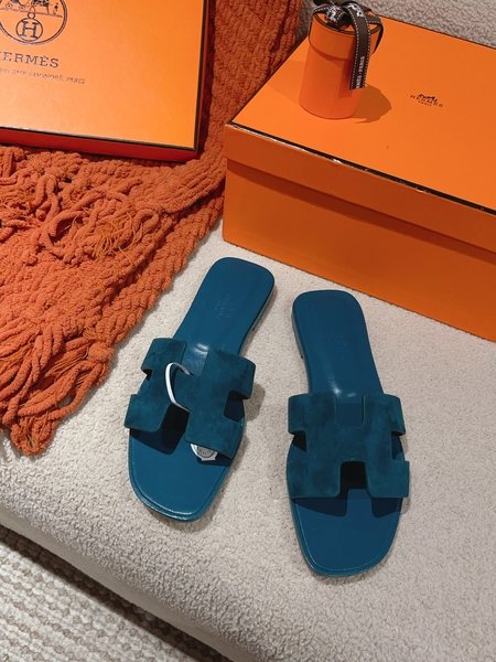 Hermes H slippers Oran sandals series