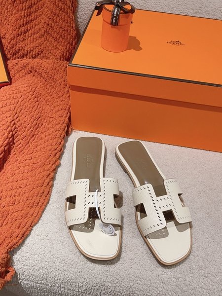 Hermes H slippers Oran sandals series