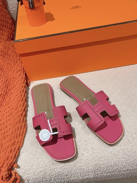 Hermes H slippers Oran sandals series