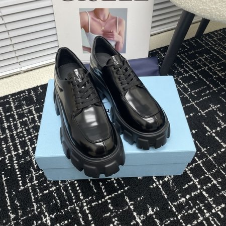 Prada printed loafers