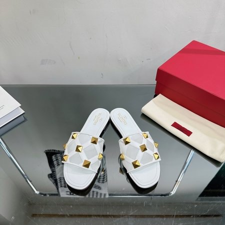 Valentino New Rock Studs mesh slippers