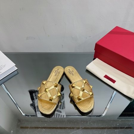 Valentino New Rock Studs mesh slippers