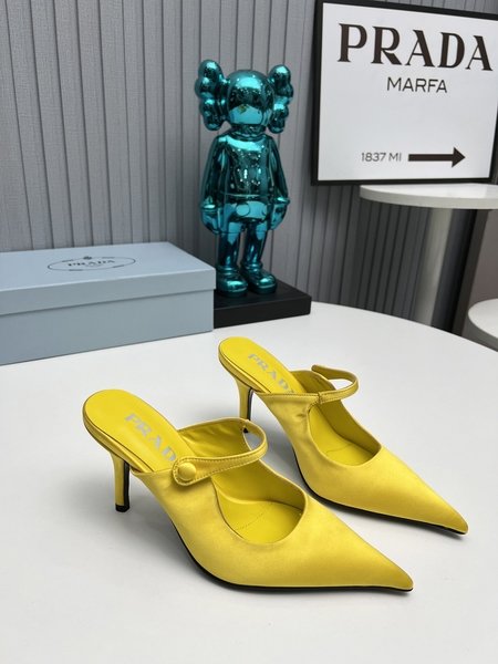 Prada The latest long boots, sandals, women s shoes, thin heels, empty backs, thick heels series