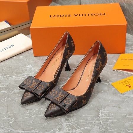 Louis Vuitton New style cowhide women s high heels