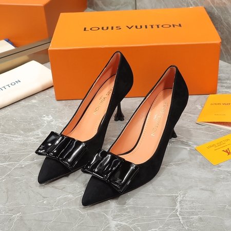 Louis Vuitton New style cowhide women s high heels
