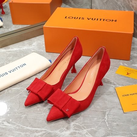 Louis Vuitton New style cowhide women s high heels