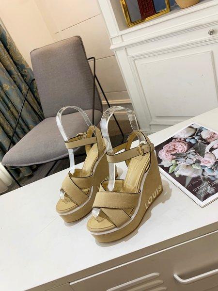 Louis Vuitton Harbour wedge sandals