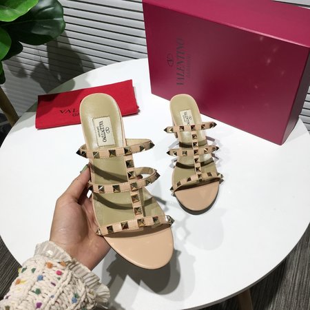 Valentino 6.5cm high heel sandals in matte leather