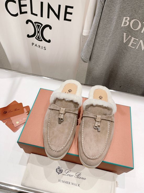 Loro Piana Premium Soft Suede Comfortable Loafer Shoes