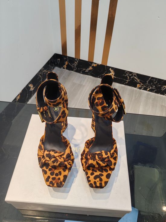 Balmain Velvet Stiletto High Heel Sandals With Premium Sole