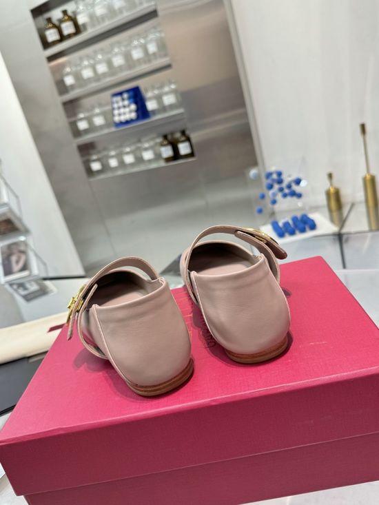 Valentino Elegant Leather Mary Jane Dress Shoes