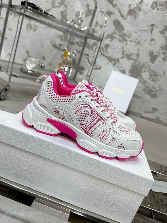 Christian Dior Lightweight Cushioned Casual Sneakers Mixed Material