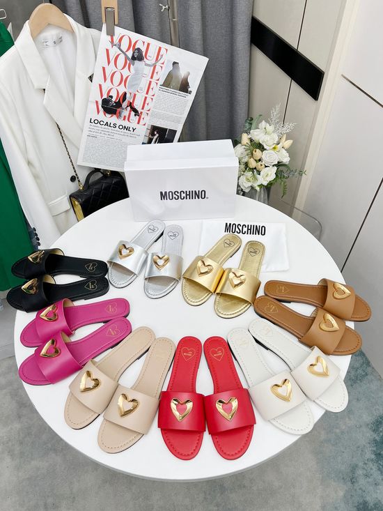 Moschino Classic Genuine Leather Casual Daily Shoes