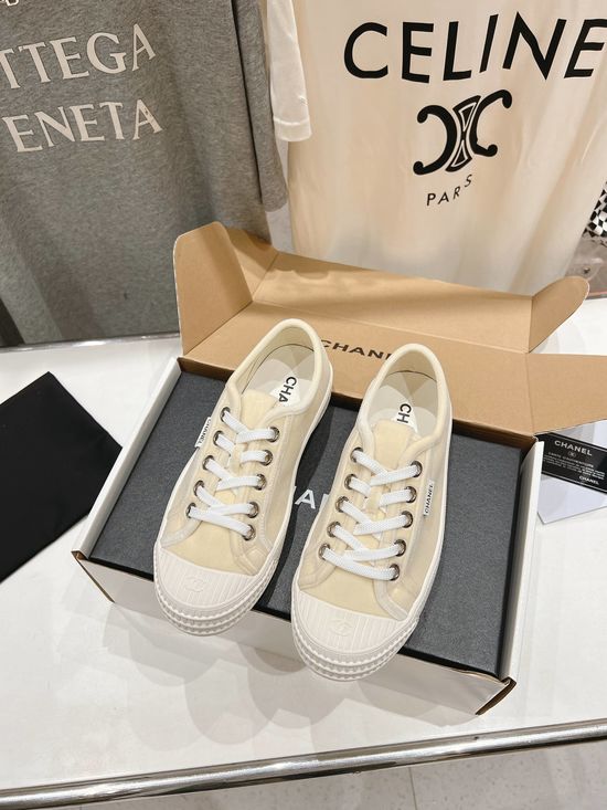 Chanel Vintage Style Thick Sole Comfortable Casual Sneakers