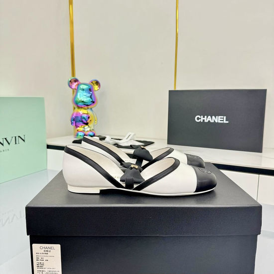 Chanel Velvet Mary Jane Shoes With Soft Leather Insole
