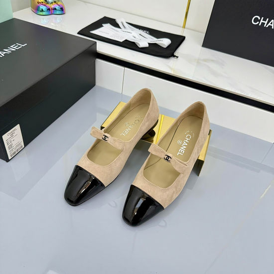 Chanel Classic Slingback Flats Two Tone Elegant Durable Sole