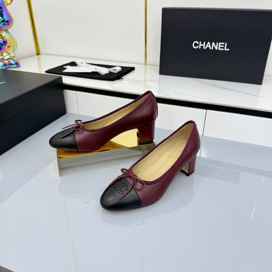 Chanel Timeless Two-Tone Slingback Ballet Flats