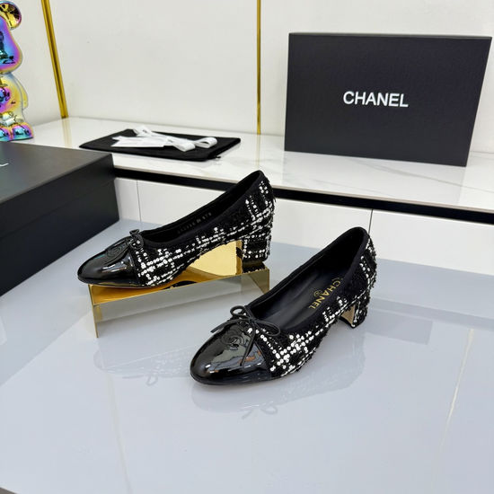 Chanel Timeless Two-Tone Slingback Ballet Flats
