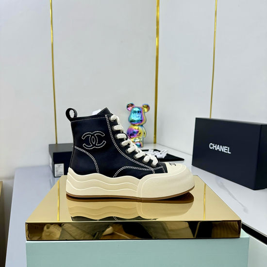 Chanel Elegant Short Boots With Hardware Buckle Soft Lining