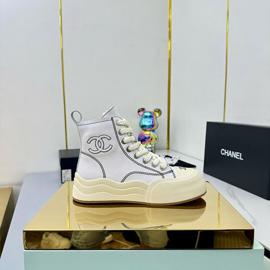 Chanel Elegant Short Boots With Hardware Buckle Soft Lining