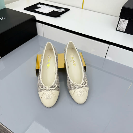 Chanel Classic Soft Leather Lined Flat Ballet Comfortable Casual Shoes