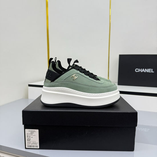 Chanel Embroidered Premium Casual Platform Sneakers