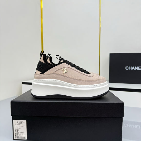 Chanel Embroidered Premium Casual Platform Sneakers