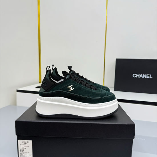 Chanel Embroidered Premium Casual Platform Sneakers