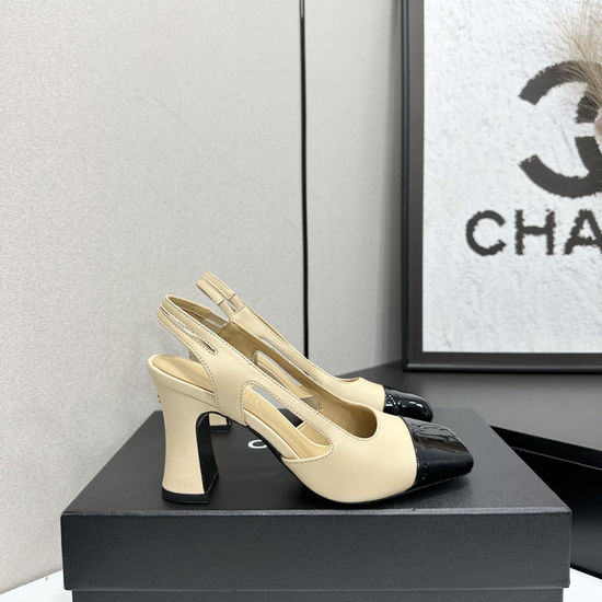 Chanel Classic Sheepskin Slides with Luxury Packaging