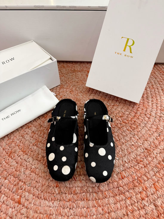 The Row Buckle Strap Mary Janes Soft Non-slip Durable Sole