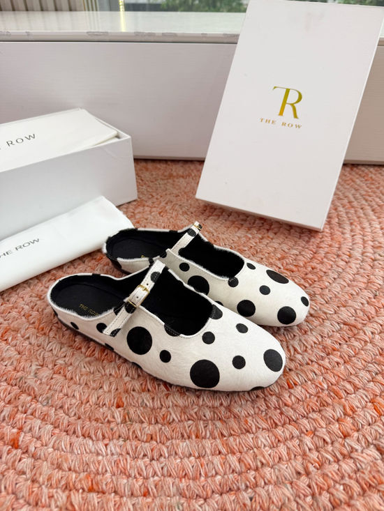 The Row Buckle Strap Mary Janes Soft Non-slip Durable Sole