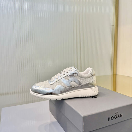 Hogan Lightweight Comfortable Low-top Lace-up Casual Sneakers