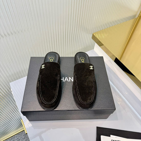 Chanel Classic Patent Leather Low Heel Comfort Loafers