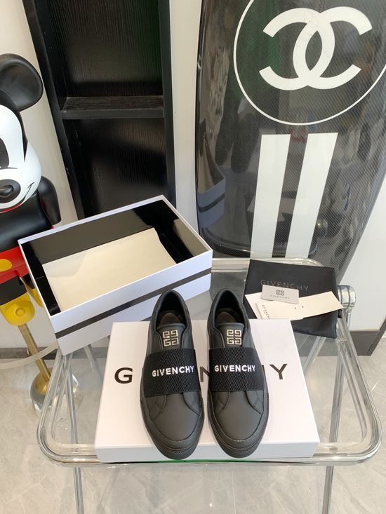 Givenchy Genuine Leather White Casual Shoes With Non-slip Sole