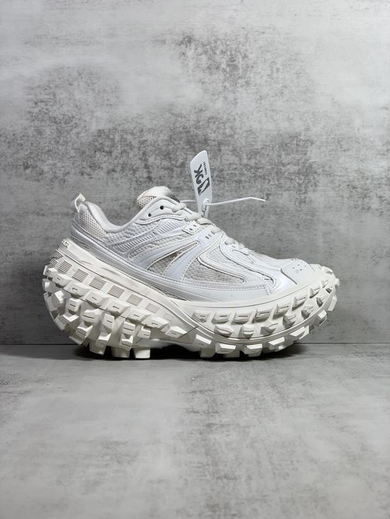 Balenciaga Thick Sole Casual Outdoor Sneakers With Distressed Finish