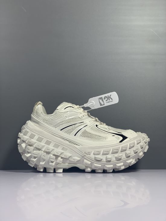 Balenciaga Distressed Platform Sneakers with Non-slip Tire Pattern Soles