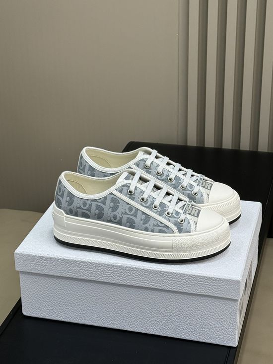 Christian Dior Thick-soled Sports Shoes with Oblique Print