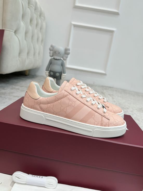 Gucci Classic Leather Casual Shoes Durable Soft Daily Walking Footwear