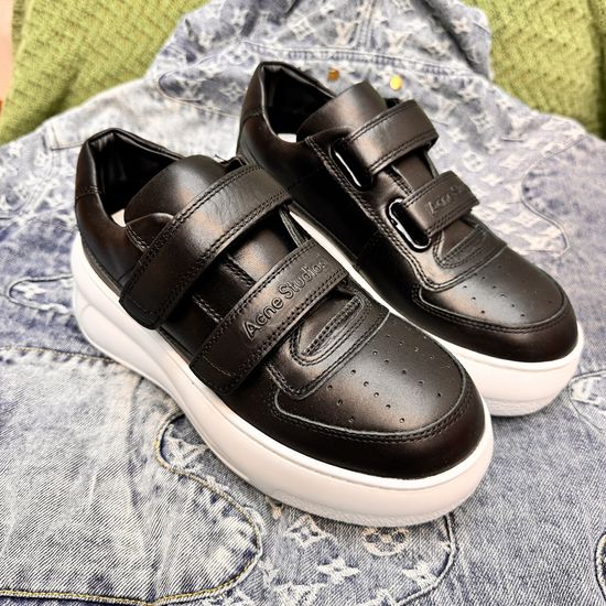 Acne Studios Thick Sole Casual Sneakers With Soft Non-slip Outsole