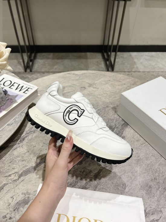 Christian Dior Premium Thick Sole Chunky Sneakers Stylish Versatile Daily Footwear